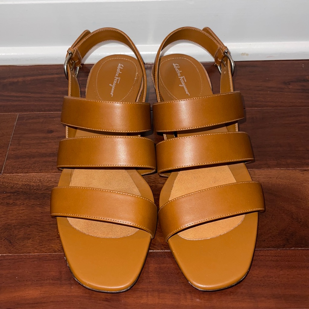 Salvatore Ferragamo Like New 1.5" Heel Sandals
